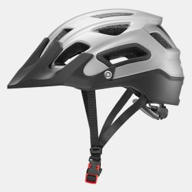 Rock Brothers Bicycle Riding Helmet Mountain Bike Helmet Integrated Helmet Men And Women Cross-Country Commuter Helmet (Option: Titanium-M)