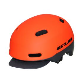 Bicycle helmet riding helmet (Option: Orange-L)