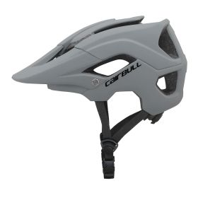 All-Terrain Mountain Road Bike Riding Safety Helmet (Option: Grey-M)