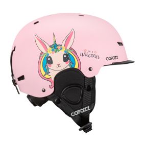 Ski Helmet Adult Men And Women Outdoors Safety (Option: Unicorn-M)