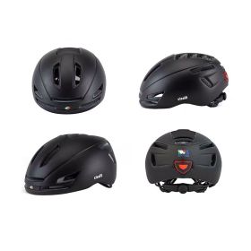 UBS charging warning taillight helmet (Option: Black-USB)