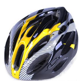 Mountain bike riding helmet (Option: Yellow-L)