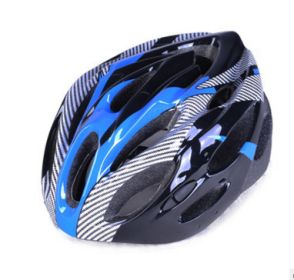 Mountain bike riding helmet (Option: Blue-L)