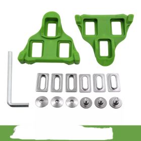 Pedals And Pedal Cleats Daquan SPD Road Bike Cleats (Color: Green)