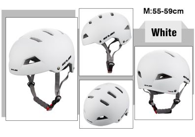 Outdoor safety helmet for cycling (Option: White-M)