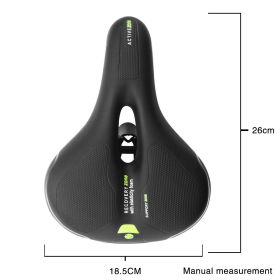 Cycling Equipment Mountain Road Silicone Car Seat (Option: Black medium)