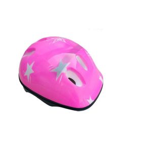 Child Fall Protection Helmet Skating Bicycle (Color: Pink)