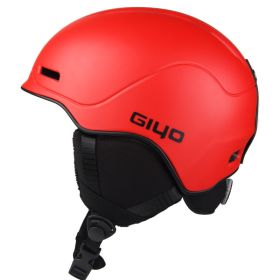 Warm and windproof helmet (Option: Red-One size)