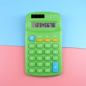 Student Calculator Palm Type 8 Digits (Option: 900A Green)