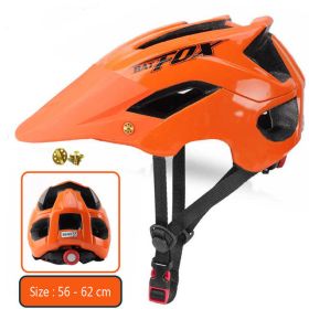 Bicycle helmet (Color: Orange)