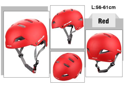 Outdoor safety helmet for cycling (Option: Red-L)