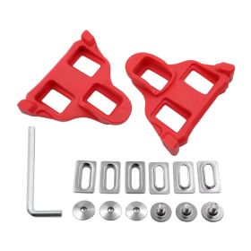 Pedals And Pedal Cleats Daquan SPD Road Bike Cleats (Color: Red)