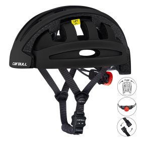 Electric scooter balance bike folding riding helmet (Color: Black)