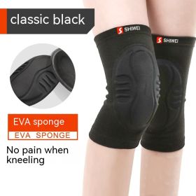 For Dancing Children's Sports Leg Guard Autumn And Winter Adult And Children Running Knee Pads (Option: M-Basic Style Black)