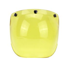 Windproof Universal Retro Helmet Bubble Goggles (Option: Single lens yellow)