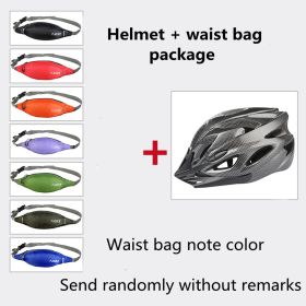 Bicycle Helmet Male Mountain Bike Road Wheel Sliding Balance Bike Breathable Riding Equipment (Option: Black package-One Size)