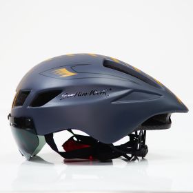 Scorpio Cycling Helmet Bicycle TT-3 Helmet Seven-color Helmet (Option: Matte gray gold)