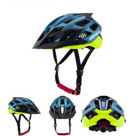 Outdoor Mountain Bike Sports Cycling Helmet (Option: Blue green)