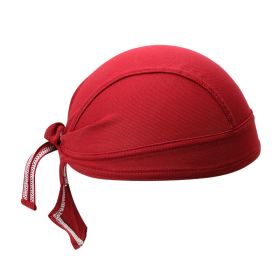 Outdoor Riding Sunscreen Sports Turban Headgear (Option: Red-One size)