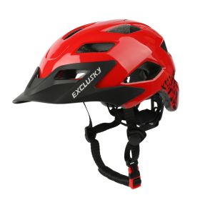 Children's Bicycle Riding Helmet Skateboard Boys And Girls Skating Skateboard Helmets (Color: Red)