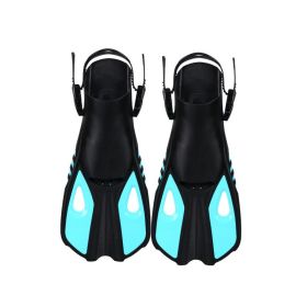 Snorkeling Fins Adjustable Diving Flippers Snorkeling Equipment (Option: Green-XS)