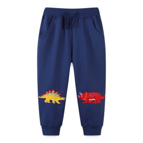 Boys' Fashion Simple Dinosaur Sports Pants (Option: 3026 Style-3Y)