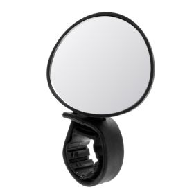 Bicycle Rearview Mirror Mountain Reflection Type 360 Degree Rotation (Option: Black-Round rearview mirror)