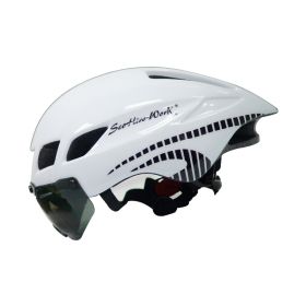 Scorpio Cycling Helmet Bicycle TT-3 Helmet Seven-color Helmet (Option: Hiny black and white)