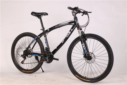 BMW Cross Country Mountain Bike Double Disc Brake (Option: Black-24inches by 15inches)