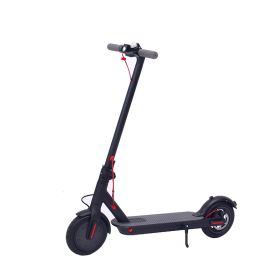 Electric Scooter Adult Model 8.5 Inch Foldable Portable Mobility Scooter Aluminum Alloy Scooter (Option: Black-4.0AH-220V US)