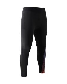 Nine Points Compression High Elasticity Quick-drying Leggings (Option: Black-L)