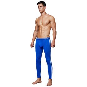 Long Johns Men's Warm Leggings (Option: Dream Blue-L)